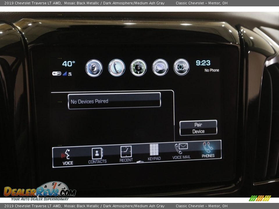 2019 Chevrolet Traverse LT AWD Mosaic Black Metallic / Dark Atmosphere/Medium Ash Gray Photo #11