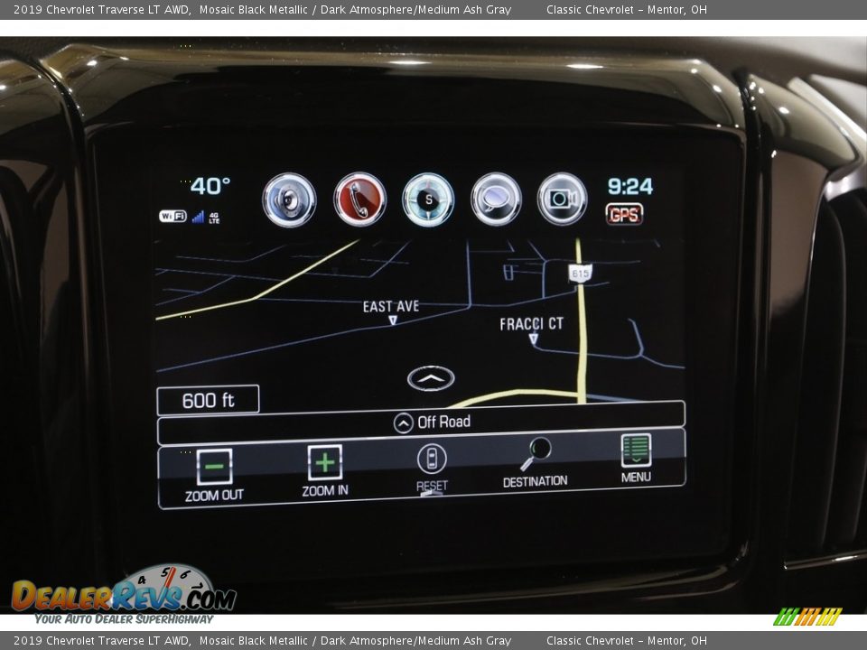 2019 Chevrolet Traverse LT AWD Mosaic Black Metallic / Dark Atmosphere/Medium Ash Gray Photo #12