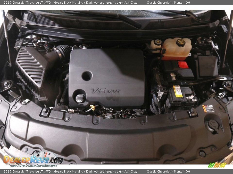 2019 Chevrolet Traverse LT AWD Mosaic Black Metallic / Dark Atmosphere/Medium Ash Gray Photo #20