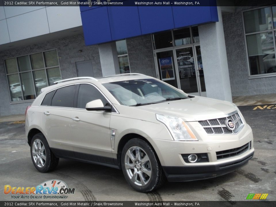 2012 Cadillac SRX Performance Gold Mist Metallic / Shale/Brownstone Photo #1