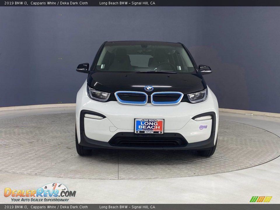 2019 BMW i3 Capparis White / Deka Dark Cloth Photo #2