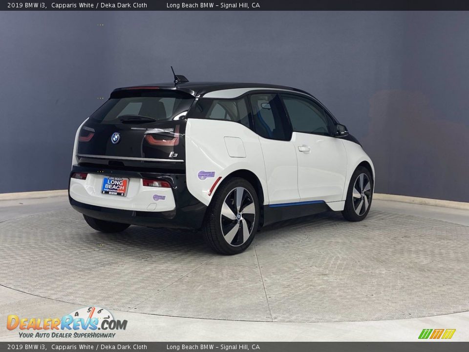 2019 BMW i3 Capparis White / Deka Dark Cloth Photo #5