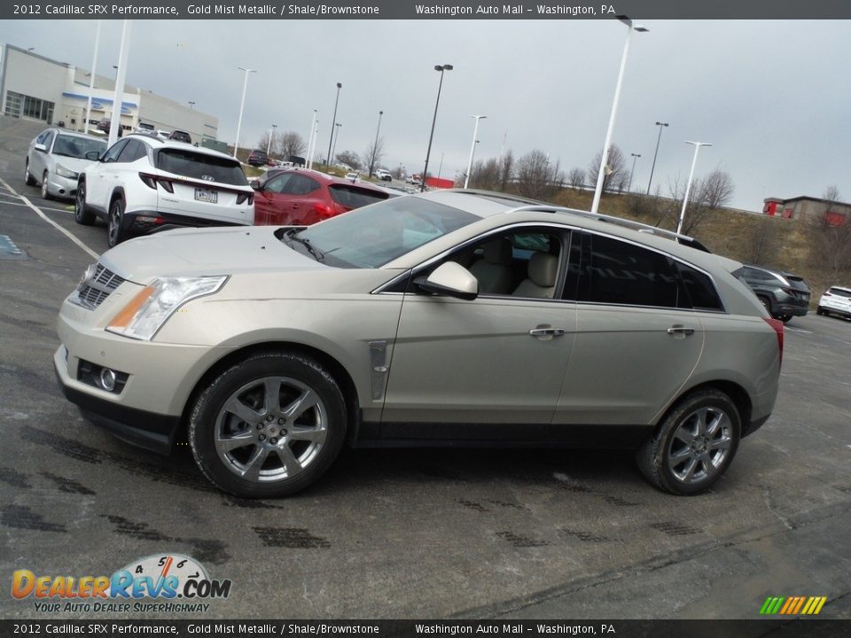 2012 Cadillac SRX Performance Gold Mist Metallic / Shale/Brownstone Photo #6