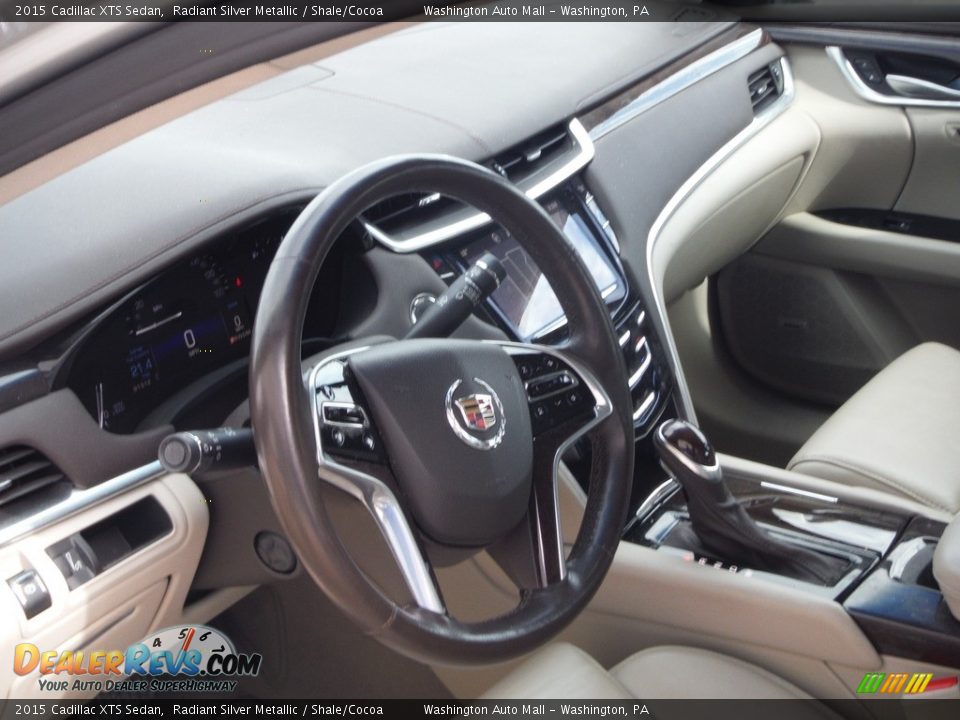 2015 Cadillac XTS Sedan Radiant Silver Metallic / Shale/Cocoa Photo #9