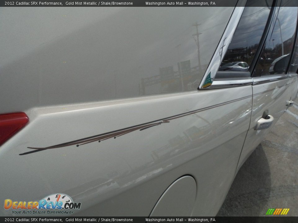 2012 Cadillac SRX Performance Gold Mist Metallic / Shale/Brownstone Photo #10
