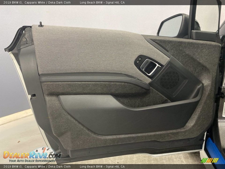 2019 BMW i3 Capparis White / Deka Dark Cloth Photo #12