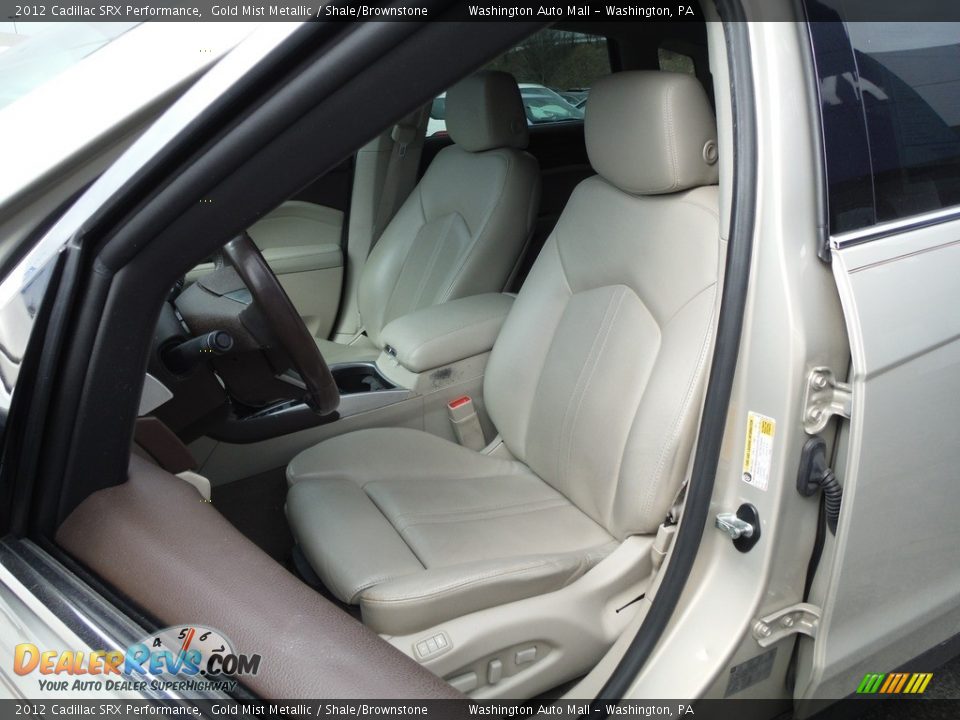 2012 Cadillac SRX Performance Gold Mist Metallic / Shale/Brownstone Photo #14