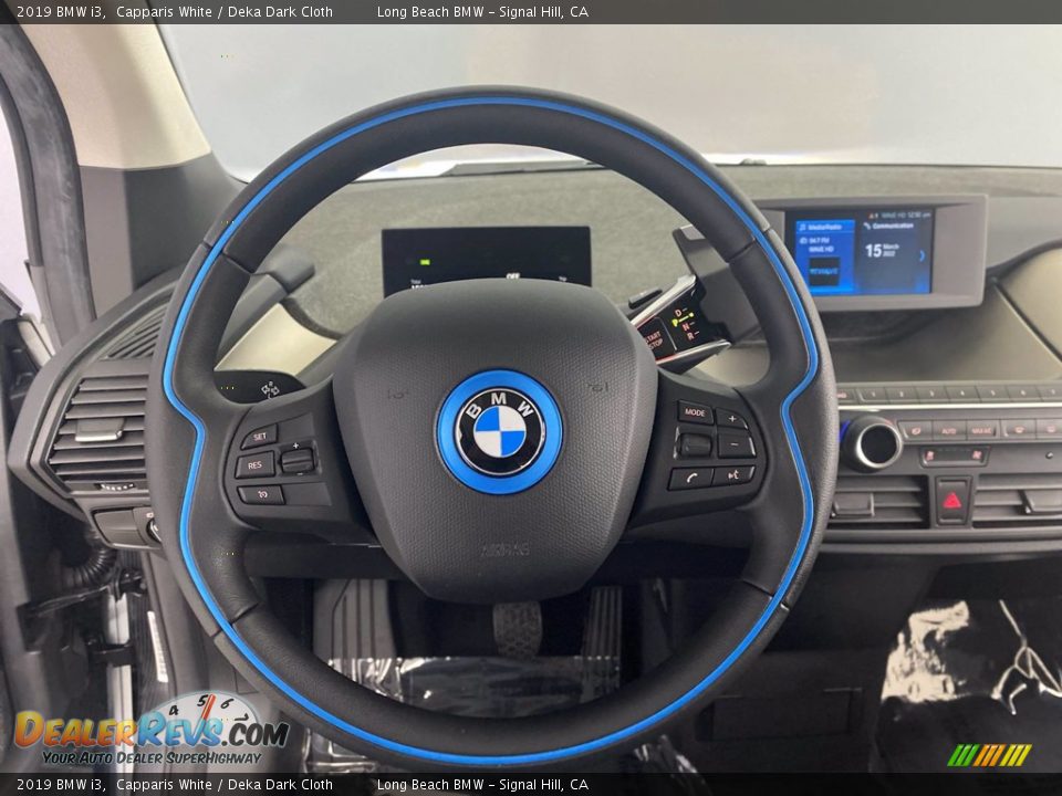 2019 BMW i3 Capparis White / Deka Dark Cloth Photo #17