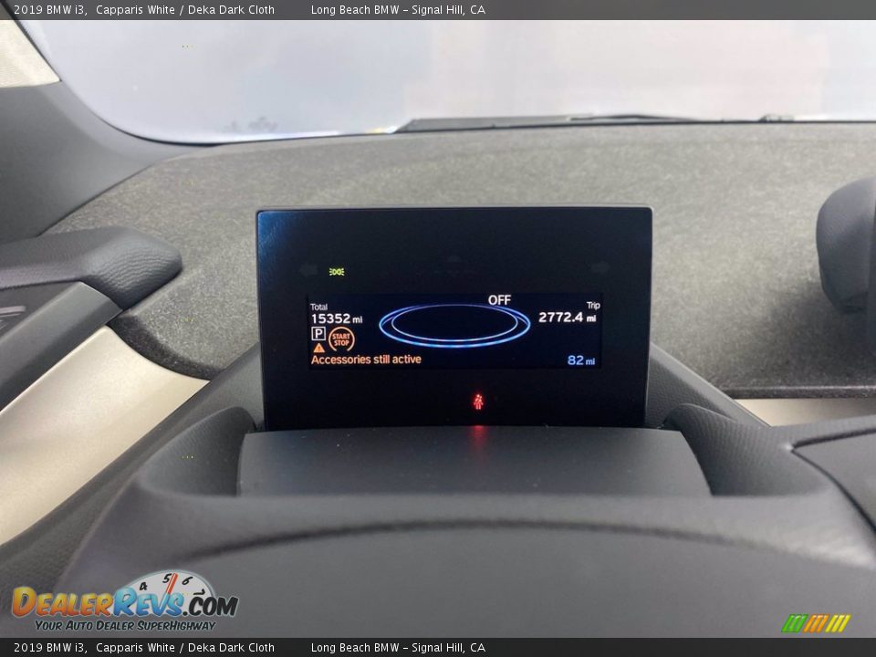 2019 BMW i3 Capparis White / Deka Dark Cloth Photo #21