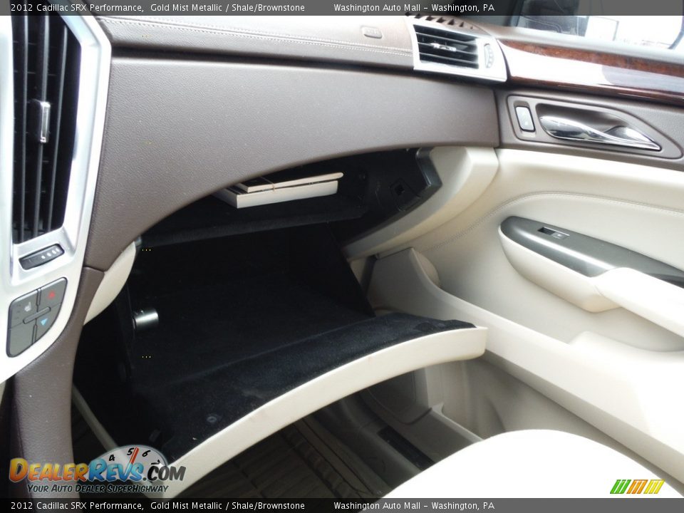 2012 Cadillac SRX Performance Gold Mist Metallic / Shale/Brownstone Photo #29