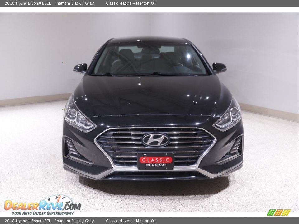 2018 Hyundai Sonata SEL Phantom Black / Gray Photo #2