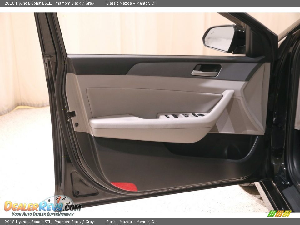 2018 Hyundai Sonata SEL Phantom Black / Gray Photo #4