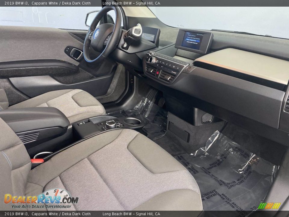 2019 BMW i3 Capparis White / Deka Dark Cloth Photo #31