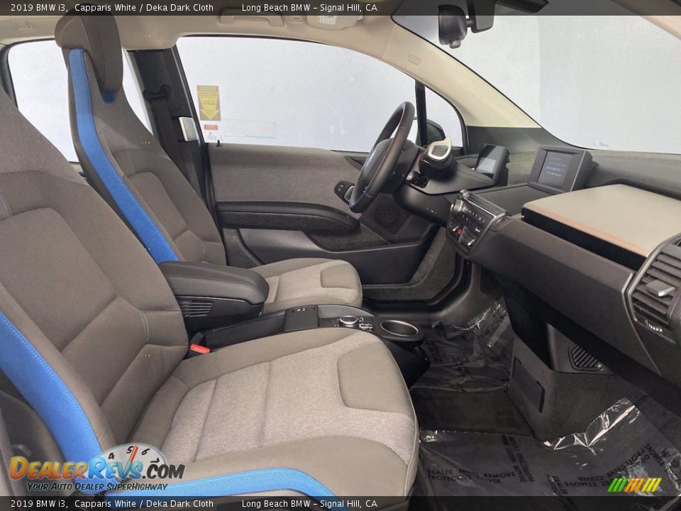 2019 BMW i3 Capparis White / Deka Dark Cloth Photo #32