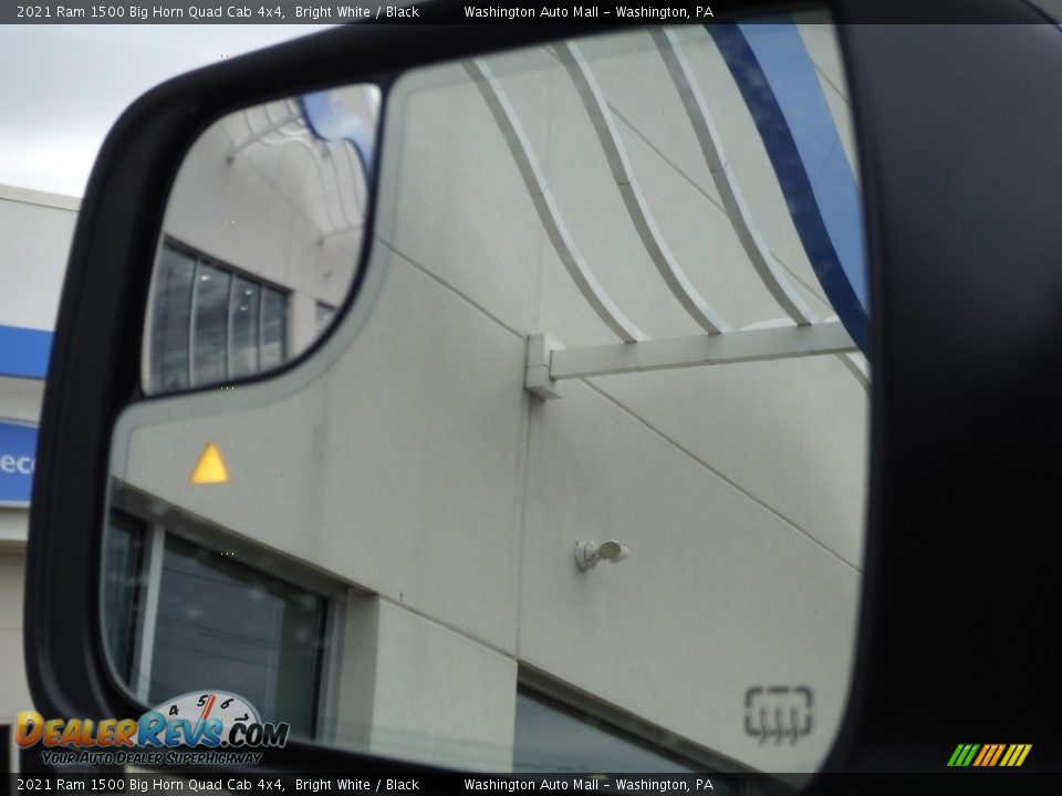 2021 Ram 1500 Big Horn Quad Cab 4x4 Bright White / Black Photo #7