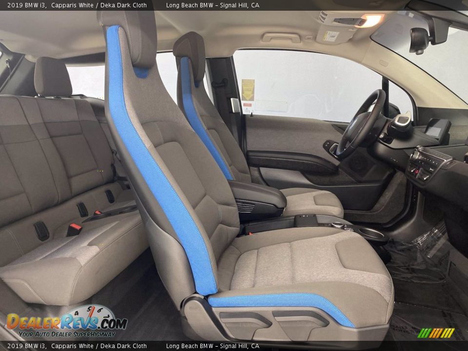 2019 BMW i3 Capparis White / Deka Dark Cloth Photo #34