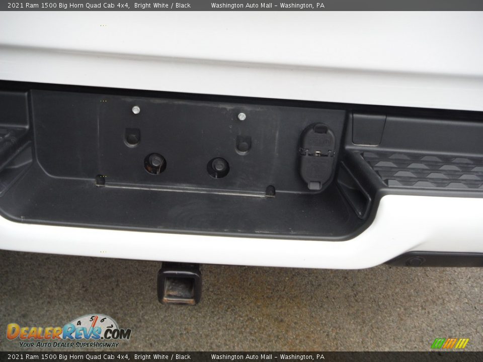 2021 Ram 1500 Big Horn Quad Cab 4x4 Bright White / Black Photo #11
