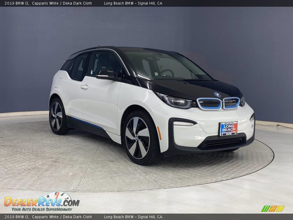 2019 BMW i3 Capparis White / Deka Dark Cloth Photo #36