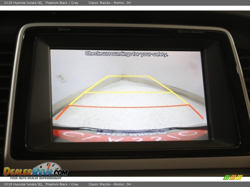 2018 Hyundai Sonata SEL Phantom Black / Gray Photo #11