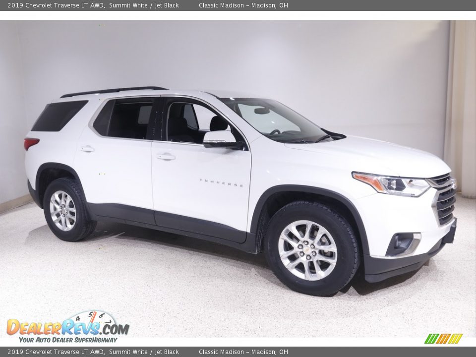 2019 Chevrolet Traverse LT AWD Summit White / Jet Black Photo #1