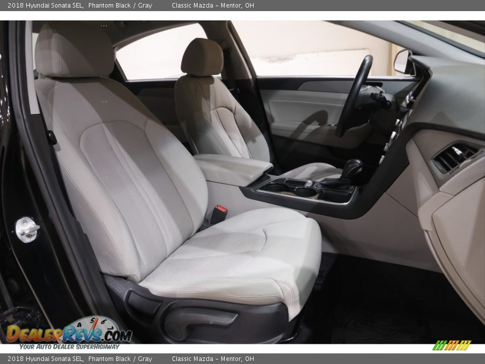 2018 Hyundai Sonata SEL Phantom Black / Gray Photo #14