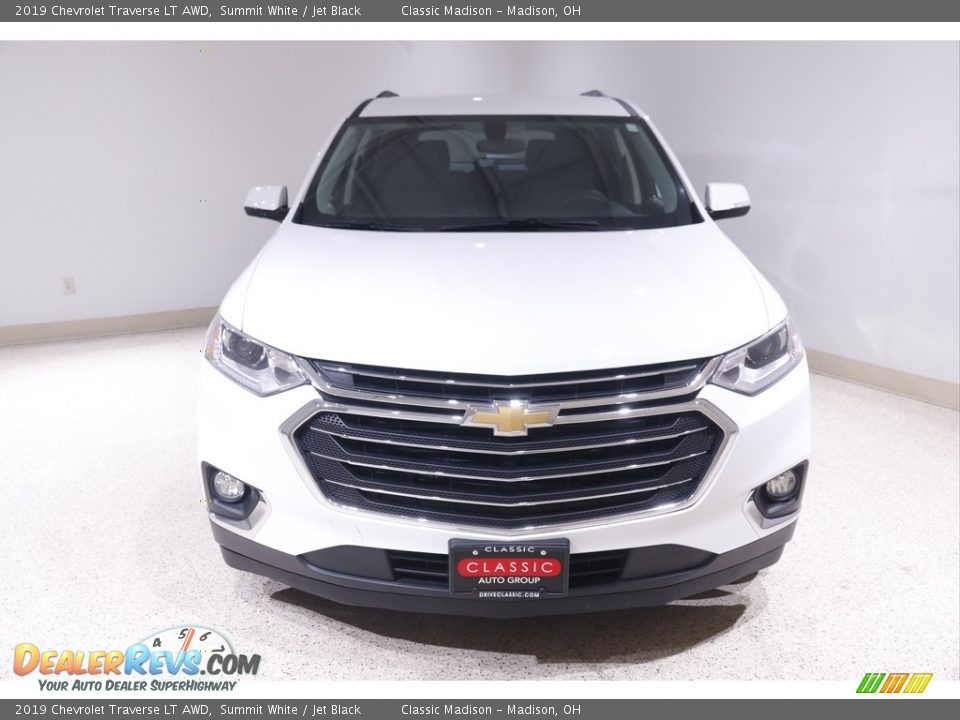 2019 Chevrolet Traverse LT AWD Summit White / Jet Black Photo #2