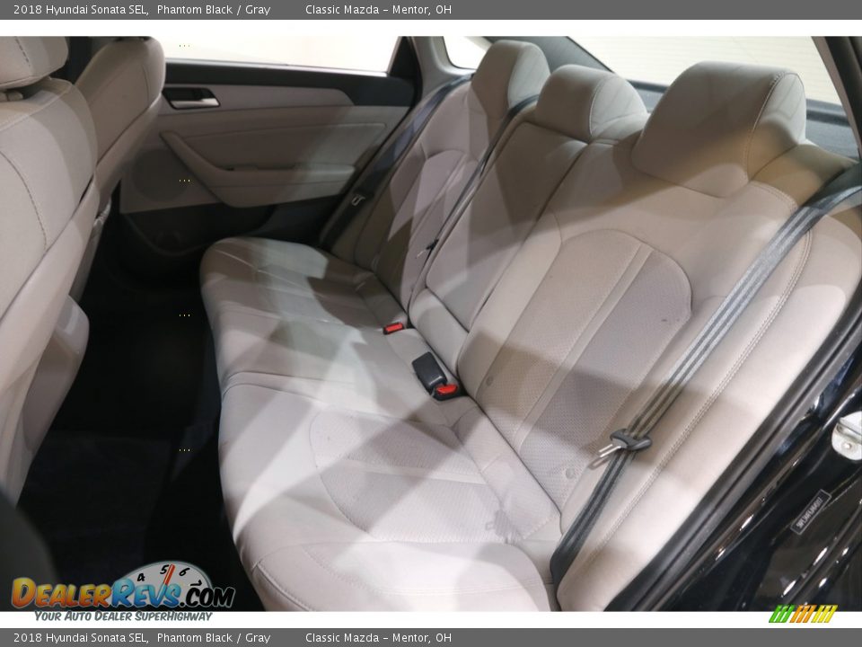 2018 Hyundai Sonata SEL Phantom Black / Gray Photo #16