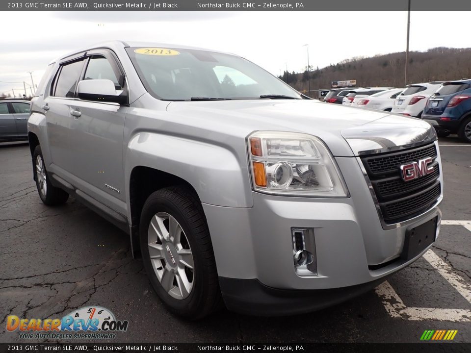 2013 GMC Terrain SLE AWD Quicksilver Metallic / Jet Black Photo #4