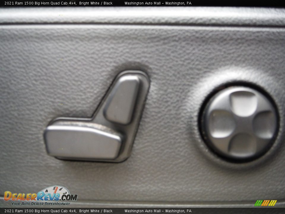 2021 Ram 1500 Big Horn Quad Cab 4x4 Bright White / Black Photo #18