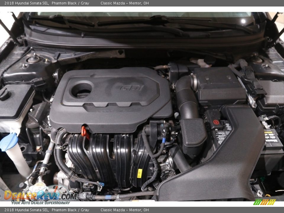 2018 Hyundai Sonata SEL Phantom Black / Gray Photo #18