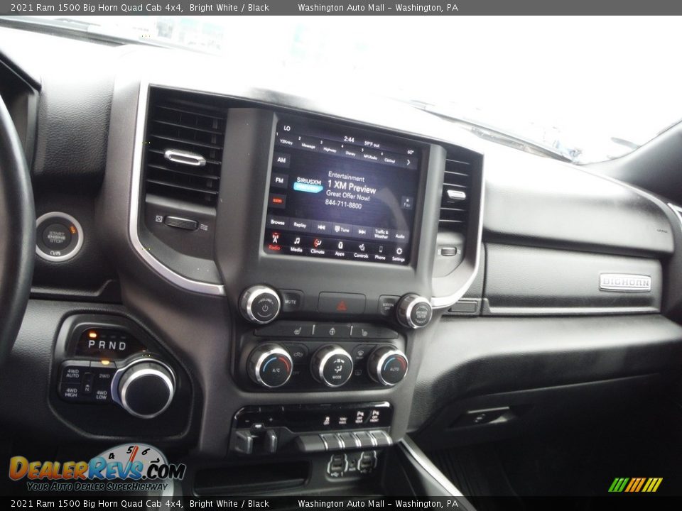 2021 Ram 1500 Big Horn Quad Cab 4x4 Bright White / Black Photo #19