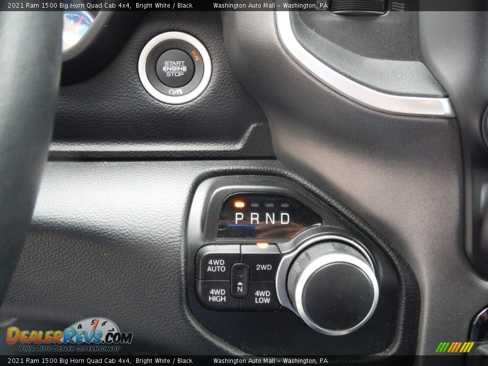 2021 Ram 1500 Big Horn Quad Cab 4x4 Bright White / Black Photo #20