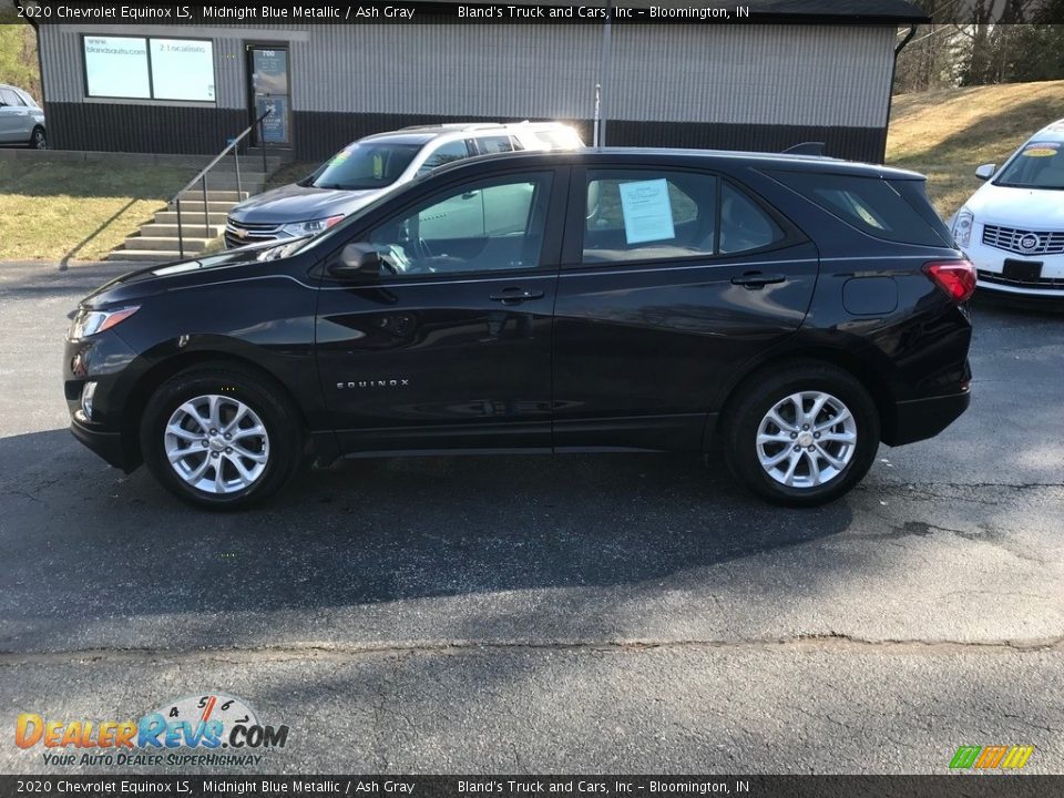 2020 Chevrolet Equinox LS Midnight Blue Metallic / Ash Gray Photo #1