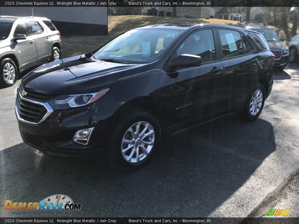 2020 Chevrolet Equinox LS Midnight Blue Metallic / Ash Gray Photo #2