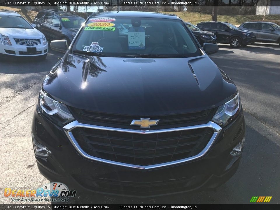 2020 Chevrolet Equinox LS Midnight Blue Metallic / Ash Gray Photo #3