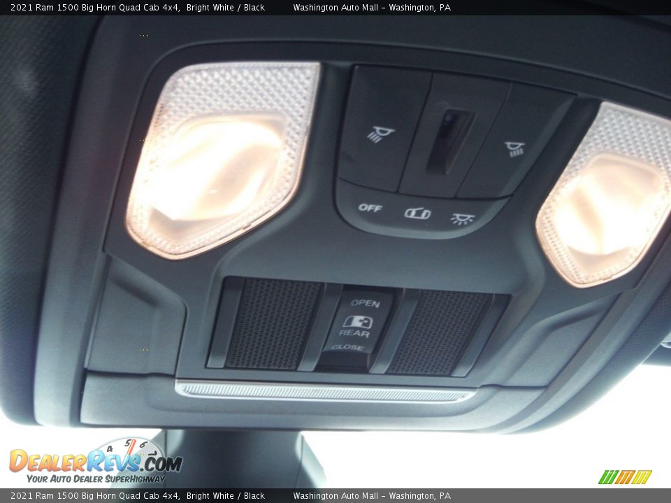 2021 Ram 1500 Big Horn Quad Cab 4x4 Bright White / Black Photo #25