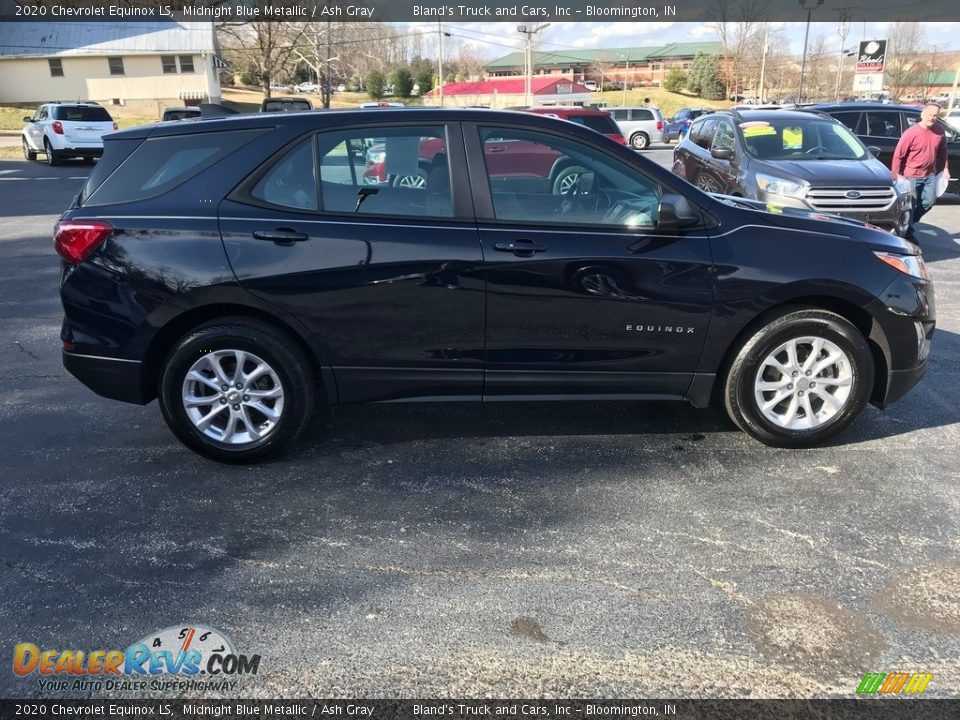 2020 Chevrolet Equinox LS Midnight Blue Metallic / Ash Gray Photo #5