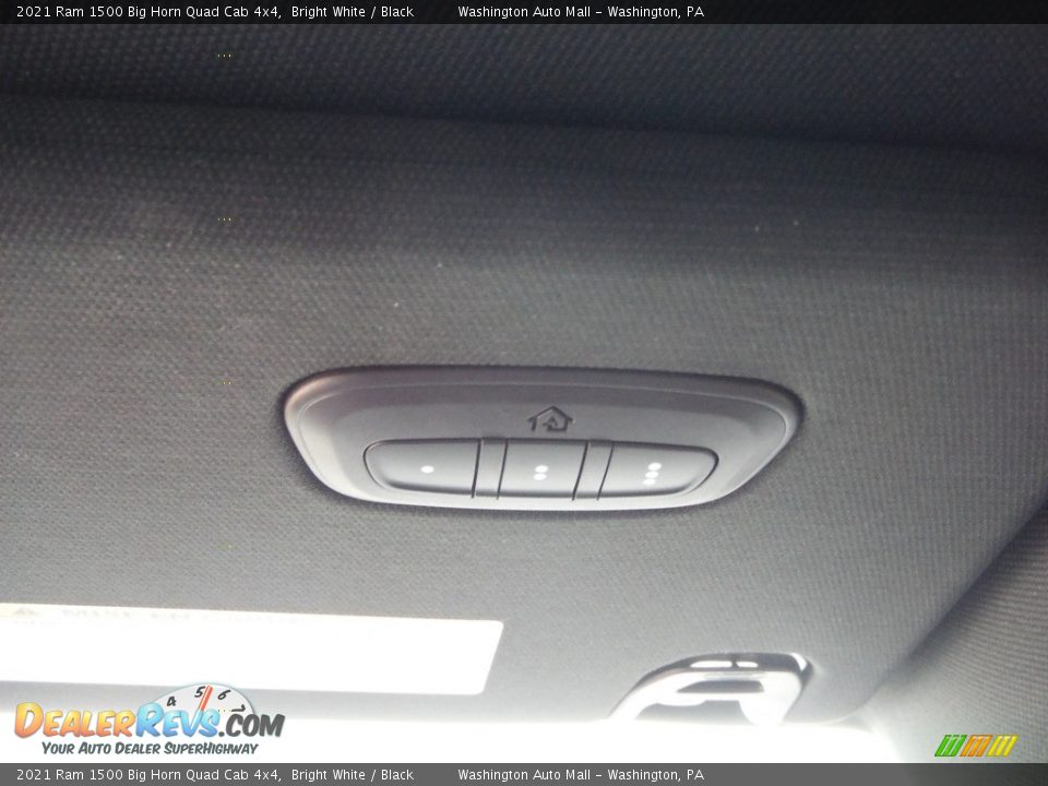 2021 Ram 1500 Big Horn Quad Cab 4x4 Bright White / Black Photo #26