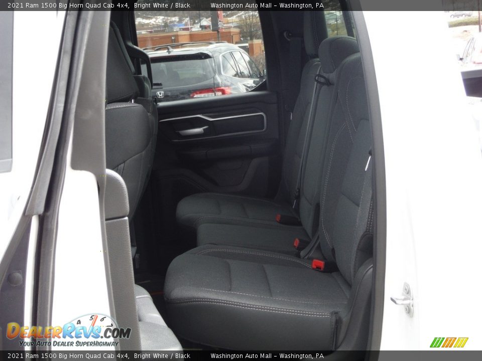 2021 Ram 1500 Big Horn Quad Cab 4x4 Bright White / Black Photo #32
