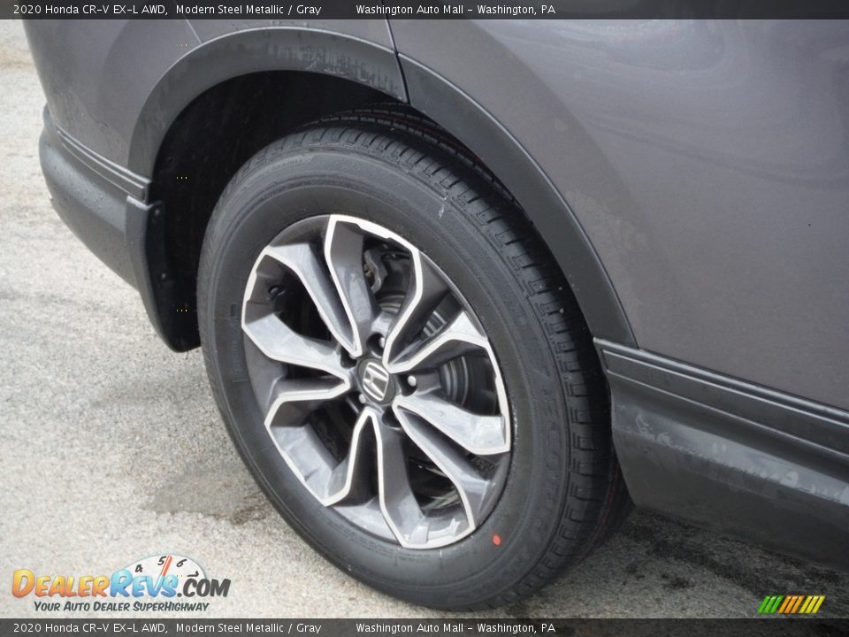 2020 Honda CR-V EX-L AWD Modern Steel Metallic / Gray Photo #4