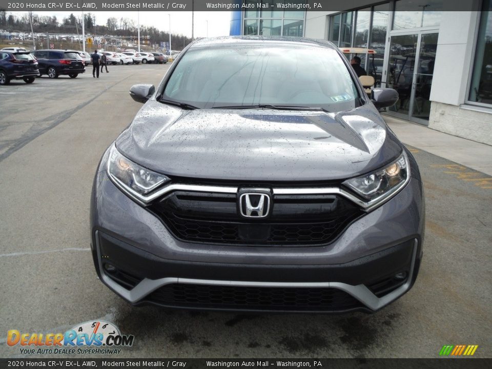 2020 Honda CR-V EX-L AWD Modern Steel Metallic / Gray Photo #5