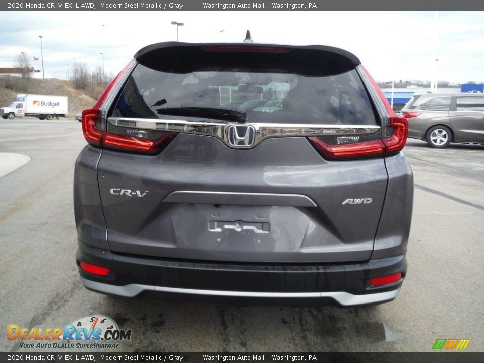 2020 Honda CR-V EX-L AWD Modern Steel Metallic / Gray Photo #9