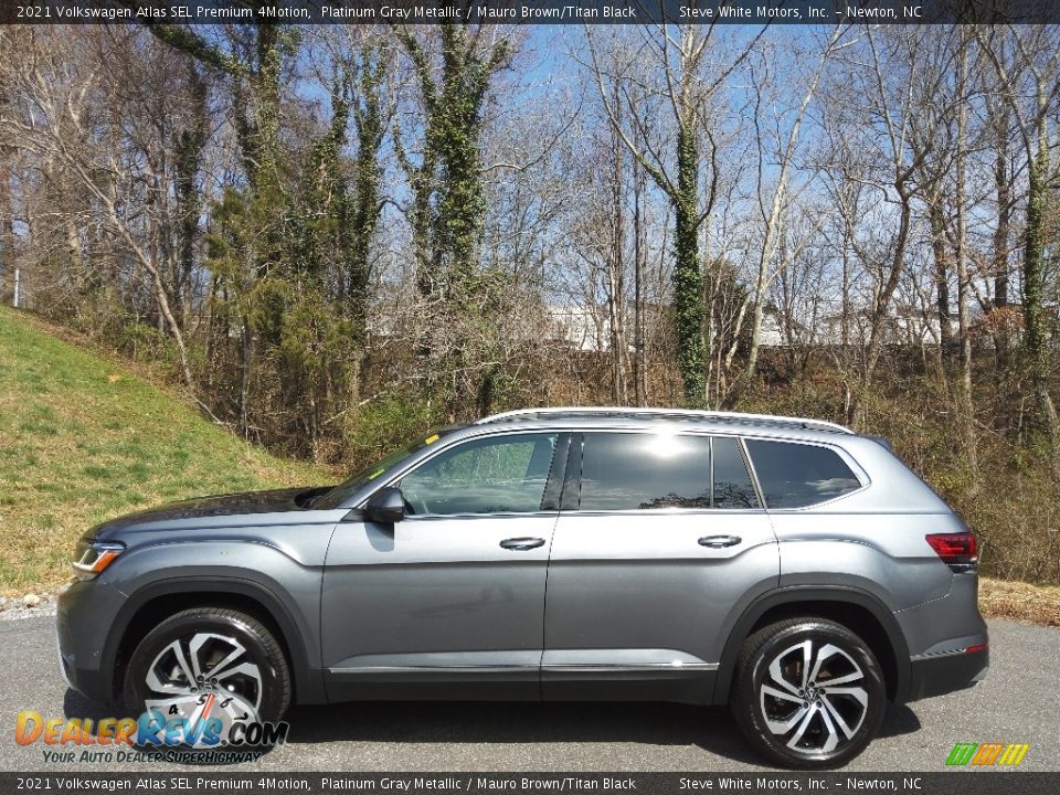 Platinum Gray Metallic 2021 Volkswagen Atlas SEL Premium 4Motion Photo #1