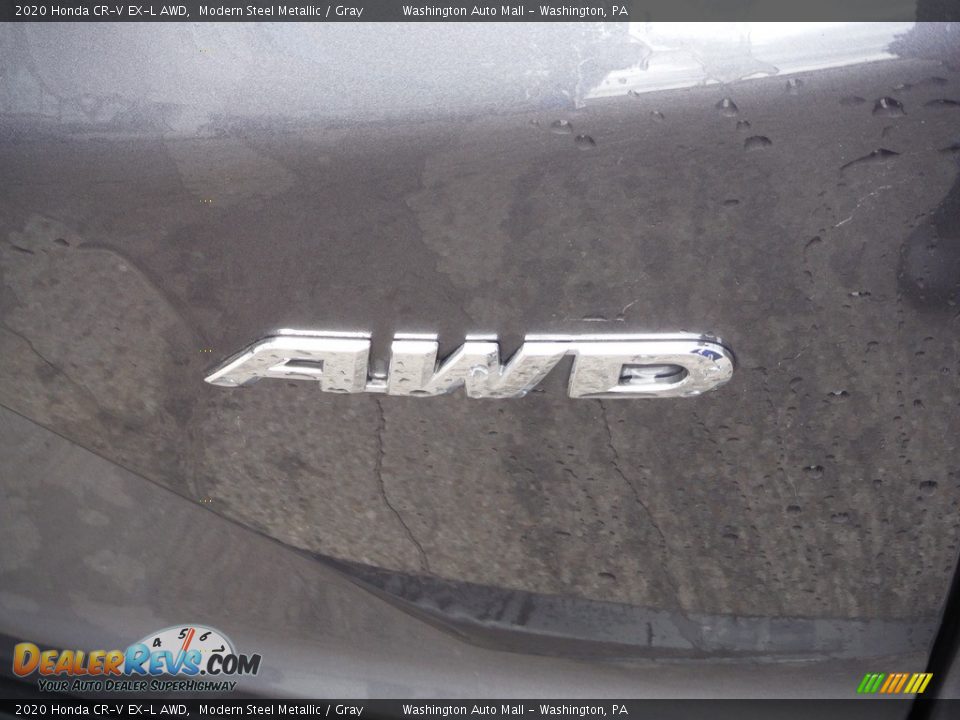 2020 Honda CR-V EX-L AWD Modern Steel Metallic / Gray Photo #11