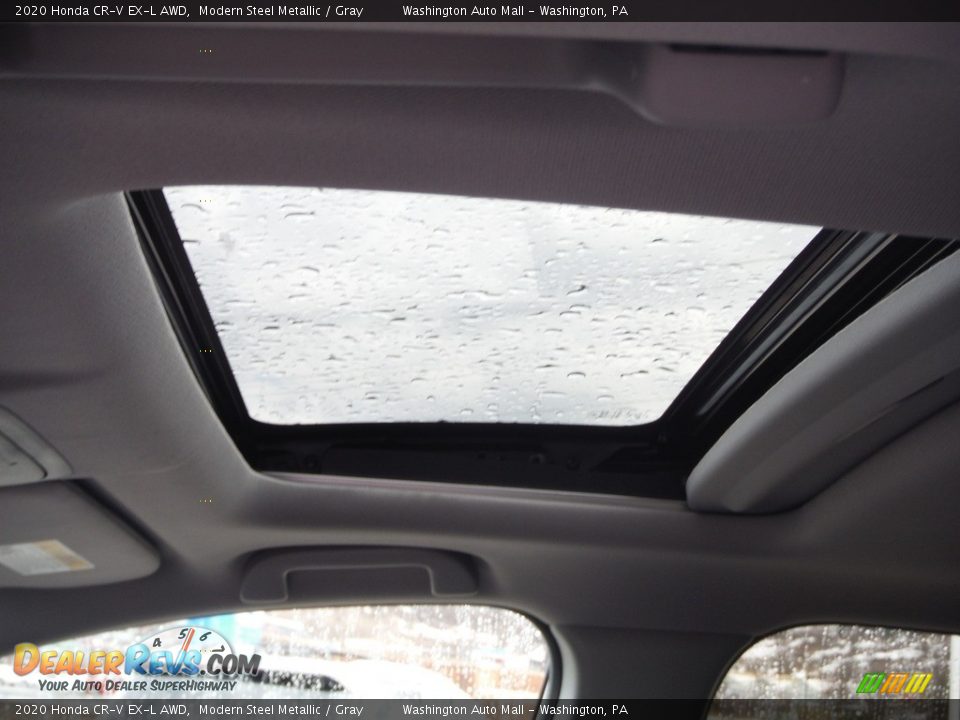 2020 Honda CR-V EX-L AWD Modern Steel Metallic / Gray Photo #12