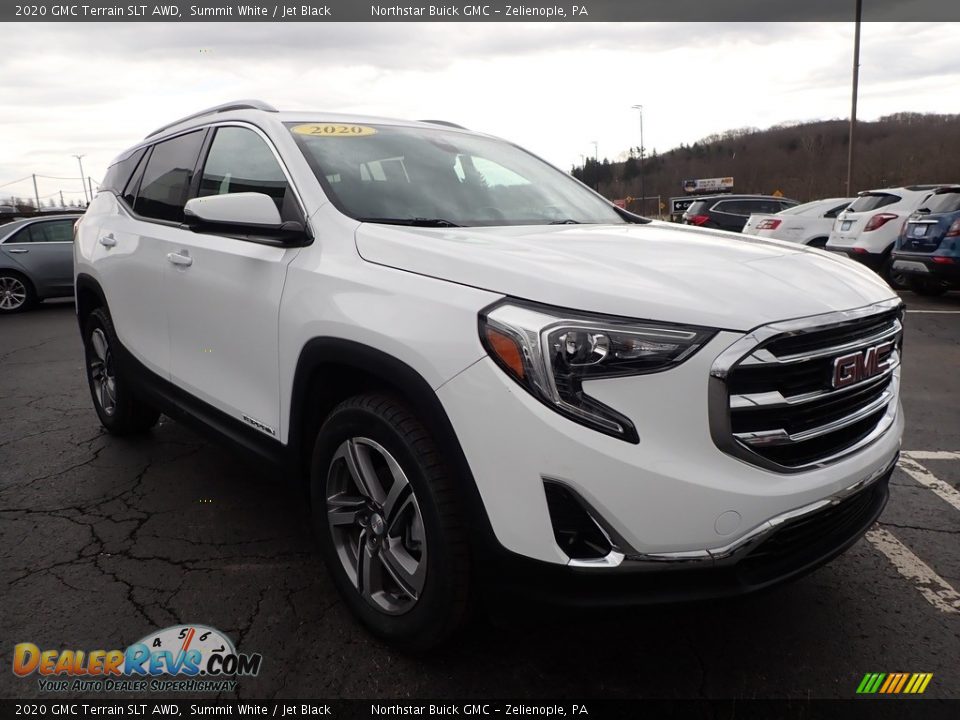 2020 GMC Terrain SLT AWD Summit White / Jet Black Photo #4