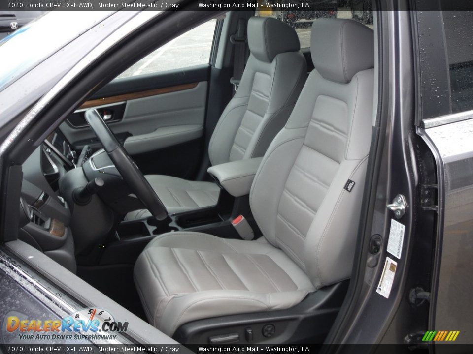 2020 Honda CR-V EX-L AWD Modern Steel Metallic / Gray Photo #14