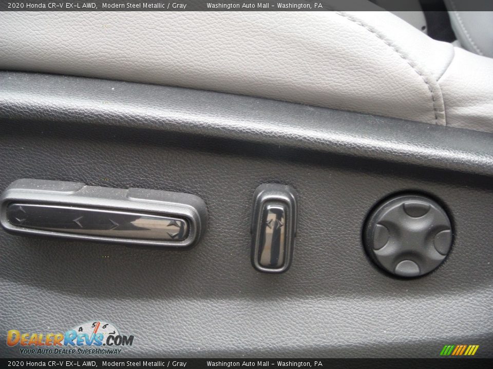 2020 Honda CR-V EX-L AWD Modern Steel Metallic / Gray Photo #15