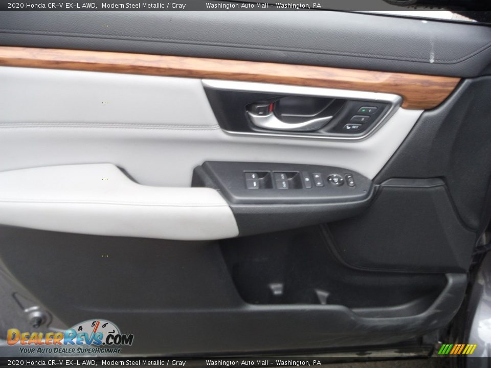 2020 Honda CR-V EX-L AWD Modern Steel Metallic / Gray Photo #16