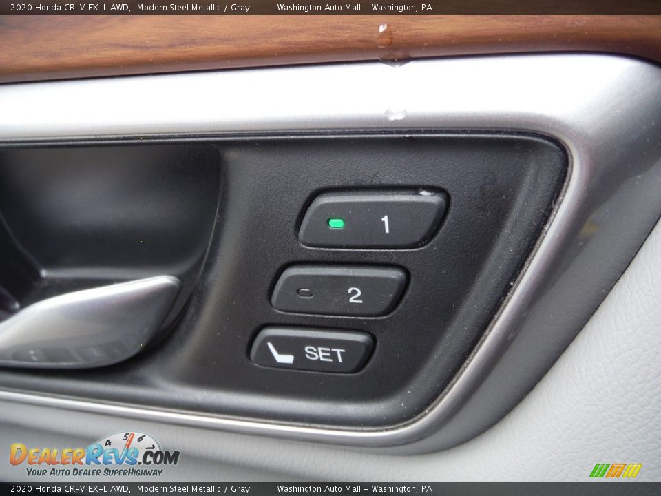 2020 Honda CR-V EX-L AWD Modern Steel Metallic / Gray Photo #17